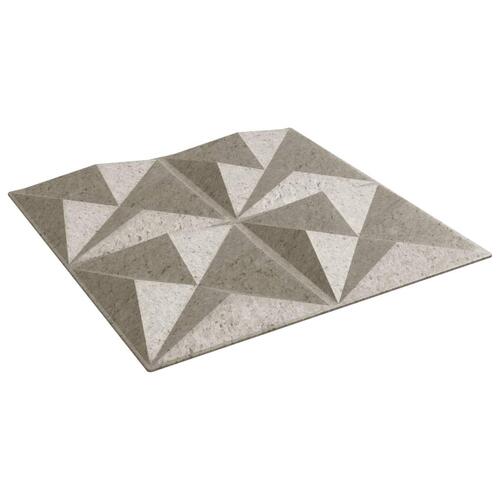 Vægpaneler 48 stk. 50x50 cm 12 m² XPS origami beton