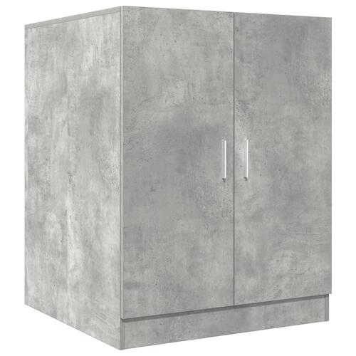 Vaskemaskineskab 70,5x71,5x91,5 cm betongrå