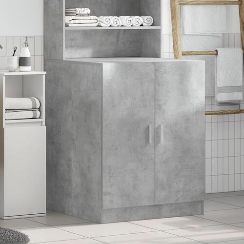 Vaskemaskineskab 70,5x71,5x91,5 cm betongrå