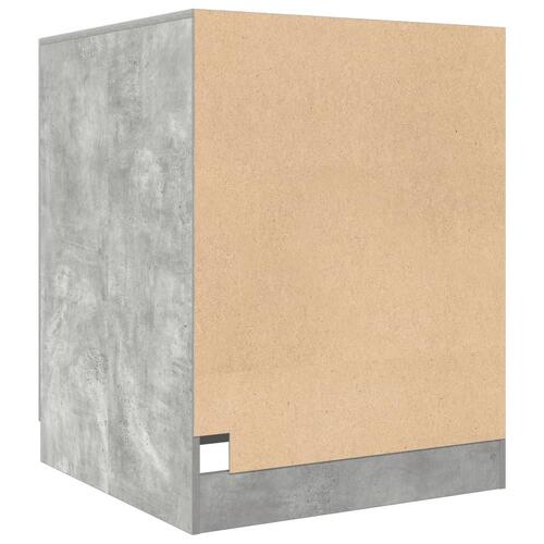 Vaskemaskineskab 70,5x71,5x91,5 cm betongrå