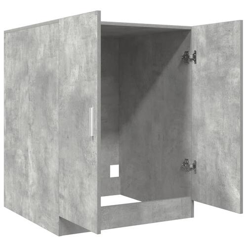 Vaskemaskineskab 70,5x71,5x91,5 cm betongrå