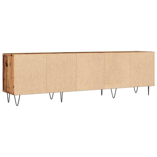 Tv-bord 150x30x44,5 cm konstrueret træ antikt trælook