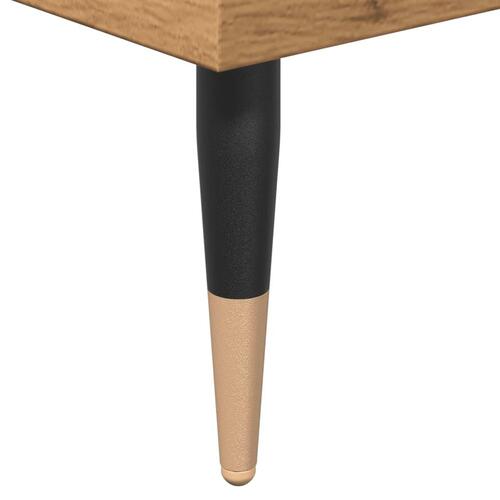 Badeværelsesskab 65x33x60 cm konstrueret træ kunsteg