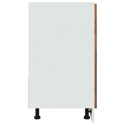 Vaskeskab til køkken “Lyon” - gammelt træ, 80×46×81,5 cm, konstrueret træ
