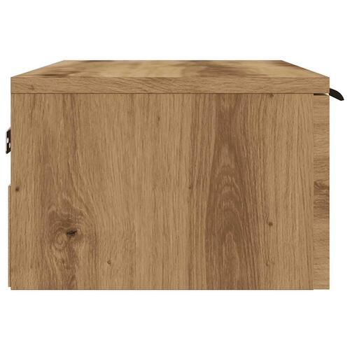 Vægskab 68x30x20 cm konstrueret træ antikt eg
