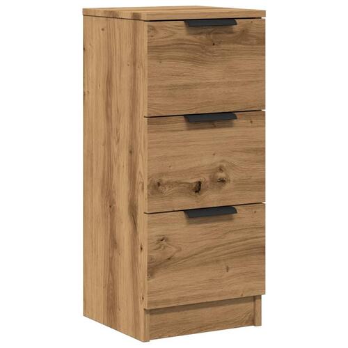 Skænk 30x30x70 cm konstrueret træ kunsteg