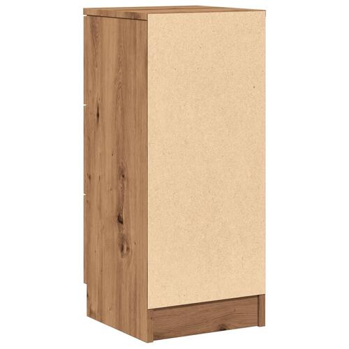 Skænk 30x30x70 cm konstrueret træ kunsteg