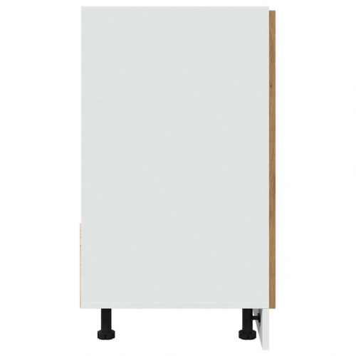 Bundskab til vask “Lyon” - håndlavet eg, 80×46×81,5 cm, konstrueret træ
