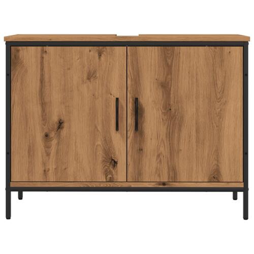 Vaskeskab 80x30x60 cm konstrueret træ kunsteg