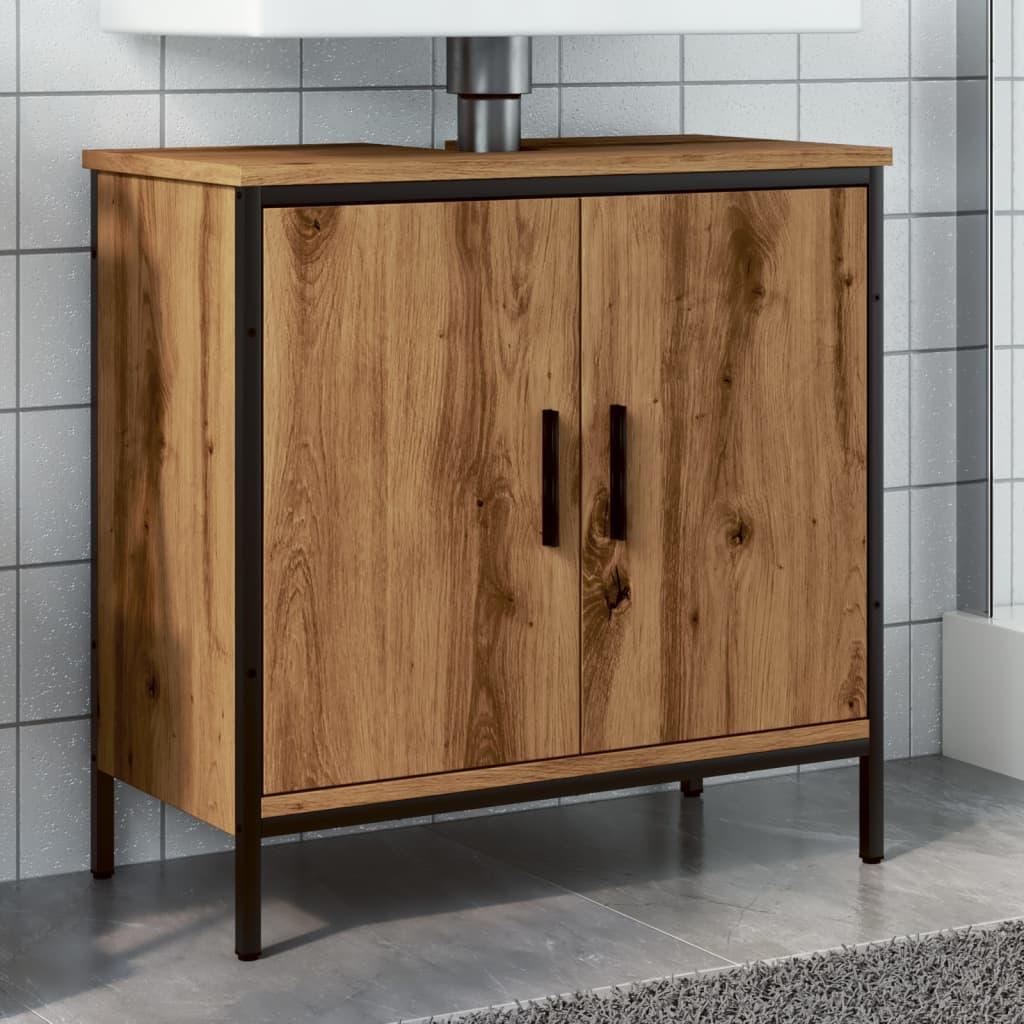Vaskeskab 60x30x60 cm konstrueret træ kunsteg