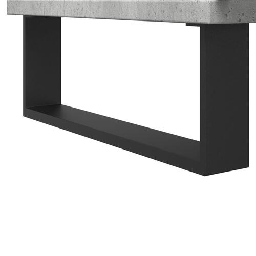 Badeværelsesskab 58x33x60 cm konstrueret træ betongrå