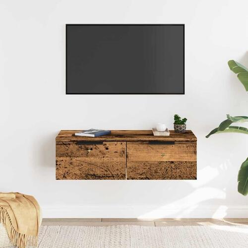 Vægskab 68x30x20 cm konstrueret træ kunsteg