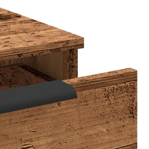 Vægskab 68x30x20 cm konstrueret træ kunsteg