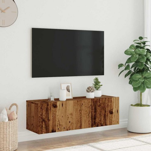 Væghængt tv-bord 100 x 30 x 30 cm