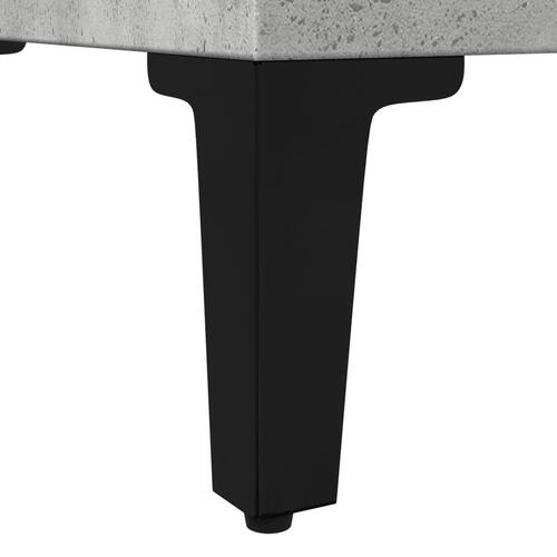 Badeværelsesskab 30x30x190 cm konstrueret træ betongrå