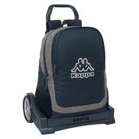 Skolerygsæk med Hjul Kappa Dark Navy 32 x 16 x 44 cm