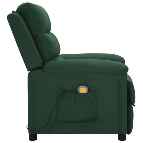 Massagestol stof mørkegrøn
