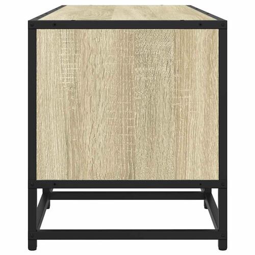 Tv-bord 210x35x41 cm konstrueret træ sonoma-eg