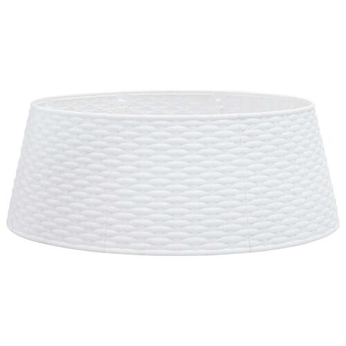 Skjuler til juletræsfod Ø65x23 cm plast hvid
