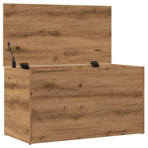 Opbevaringskasse 84x42x46 cm konstrueret træ kunsteg