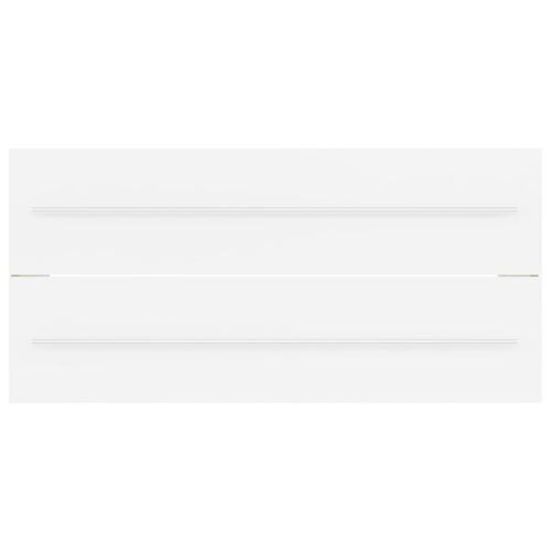 Skab til håndvask 100x38,5x48 cm konstrueret træ hvid