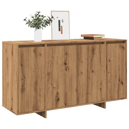 Skænk 135x41x75 cm konstrueret træ kunsteg