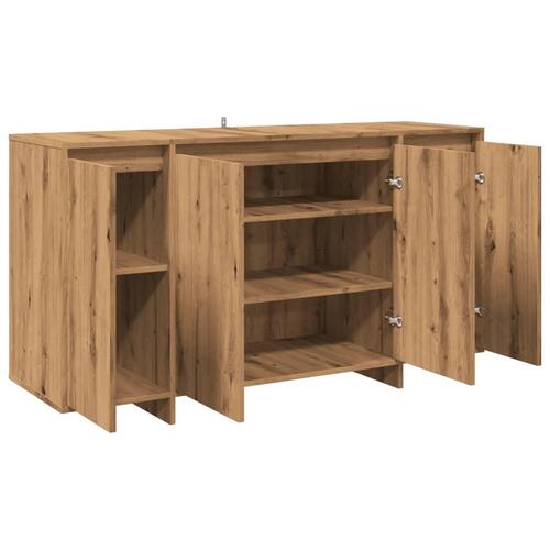 Skænk 135x41x75 cm konstrueret træ kunsteg