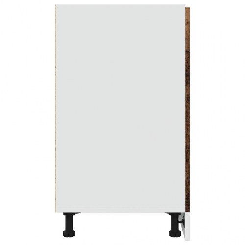 Skuffebundskab Lyon - gammelt træ, 40×46×81,5 cm i konstrueret træ