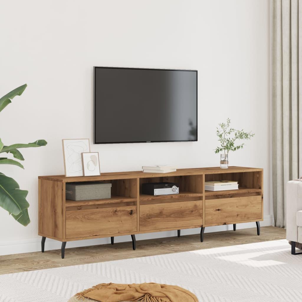 Tv-bord 150x30x44,5 cm konstrueret træ kunsteg