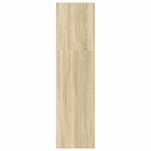 Bogreol 60x30x114 cm konstrueret træ sonoma-eg