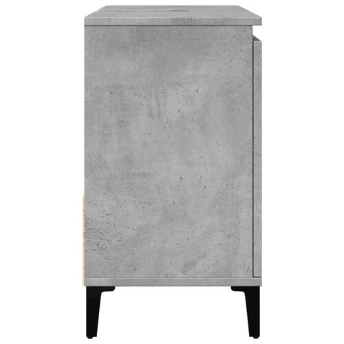Underskab til vask 65x33x60 cm konstrueret træ betongrå