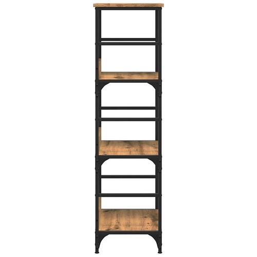 Bogskab 50x33x117,5 cm konstrueret træ kunsteg