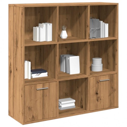 Bogskab/reol 98 × 29 × 97,5 cm i konstrueret træ - kunsteg