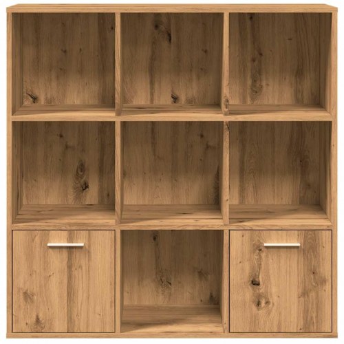 Bogskab/reol 98 × 29 × 97,5 cm i konstrueret træ - kunsteg