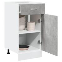 Underskab 40x46x81,5 cm konstrueret træ betongrå