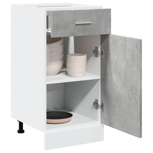 Underskab 40x46x81,5 cm konstrueret træ betongrå