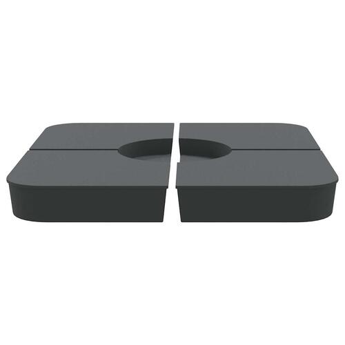 4 dele parasolbund til parasolfod 100 kg PP