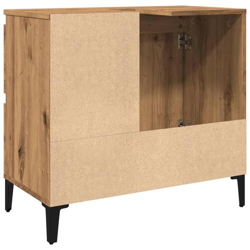 Underskab til vask 65x33x60 cm konstrueret træ kunsteg