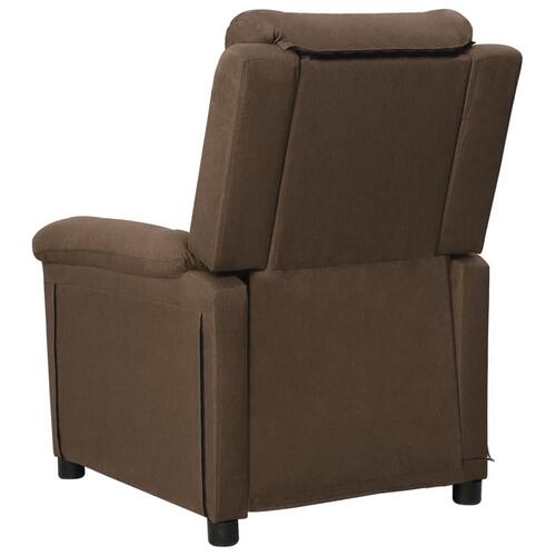 Massagestol stof brun