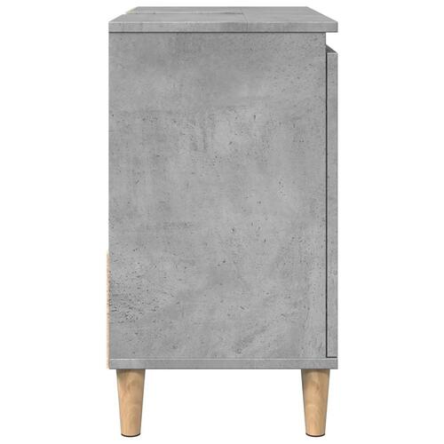 Underskab til vask 65x33x60 cm konstrueret træ betongrå
