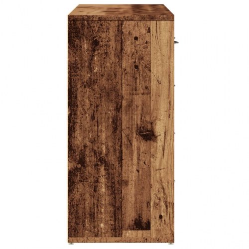 Skænk 88×30×64 cm i konstrueret træ - antikt trælook