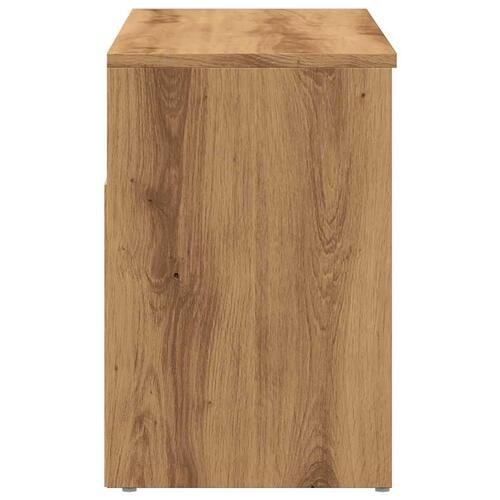Skobænk 80x30x45 cm konstrueret træ kunsteg