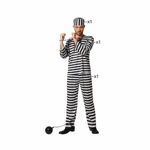 Kostume til voksne Fange mand M/L