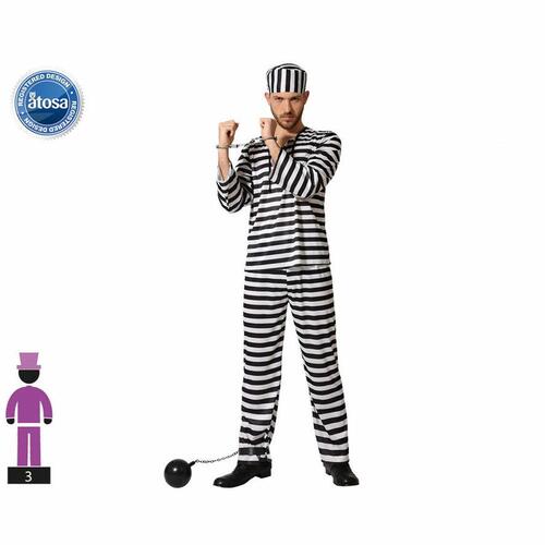 Kostume til voksne Fange mand M/L