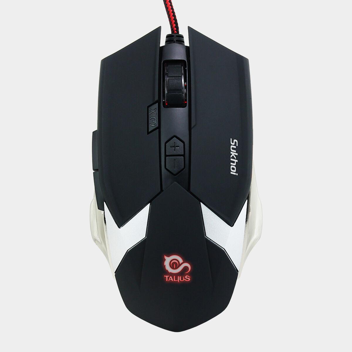 Talius Sukhoi gamingmus - 2.500 dpi, 8 knapper, sort