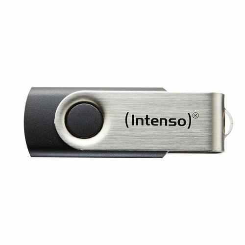 USB-stik INTENSO 3503480 32 GB Nøglesnor Sort Sort/Sølvfarvet 32 GB DDR3 SDRAM