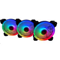 Boxventilator Talius IRIS SPECTRUM ARGB/CRONOS Ø 12 cm (3 enheder)