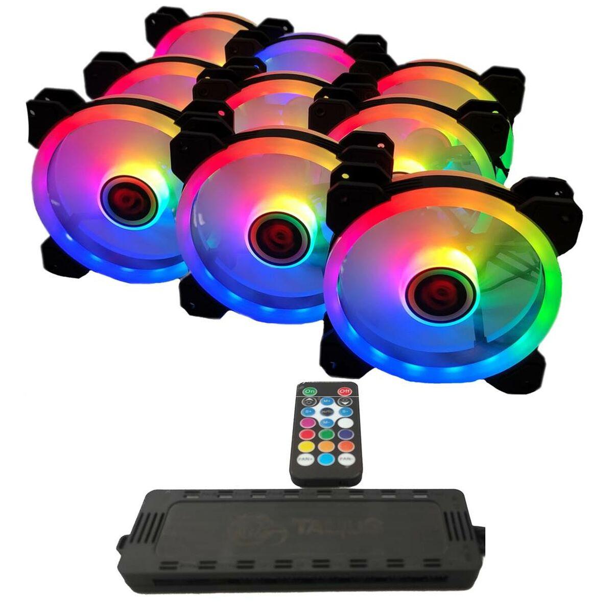 Talius IRIS Spectrum/CRONOS ARGB boxventilator Ø 12 cm - sort