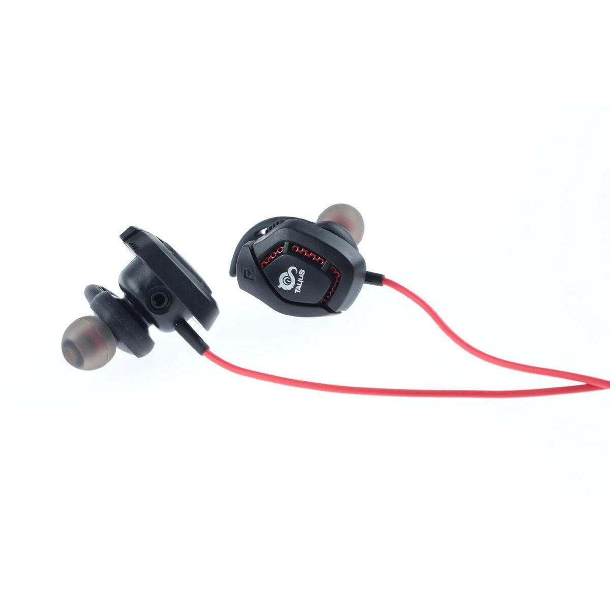 Talius Rex in-ear hovedtelefoner - Rød, Bluetooth og 3,5 mm