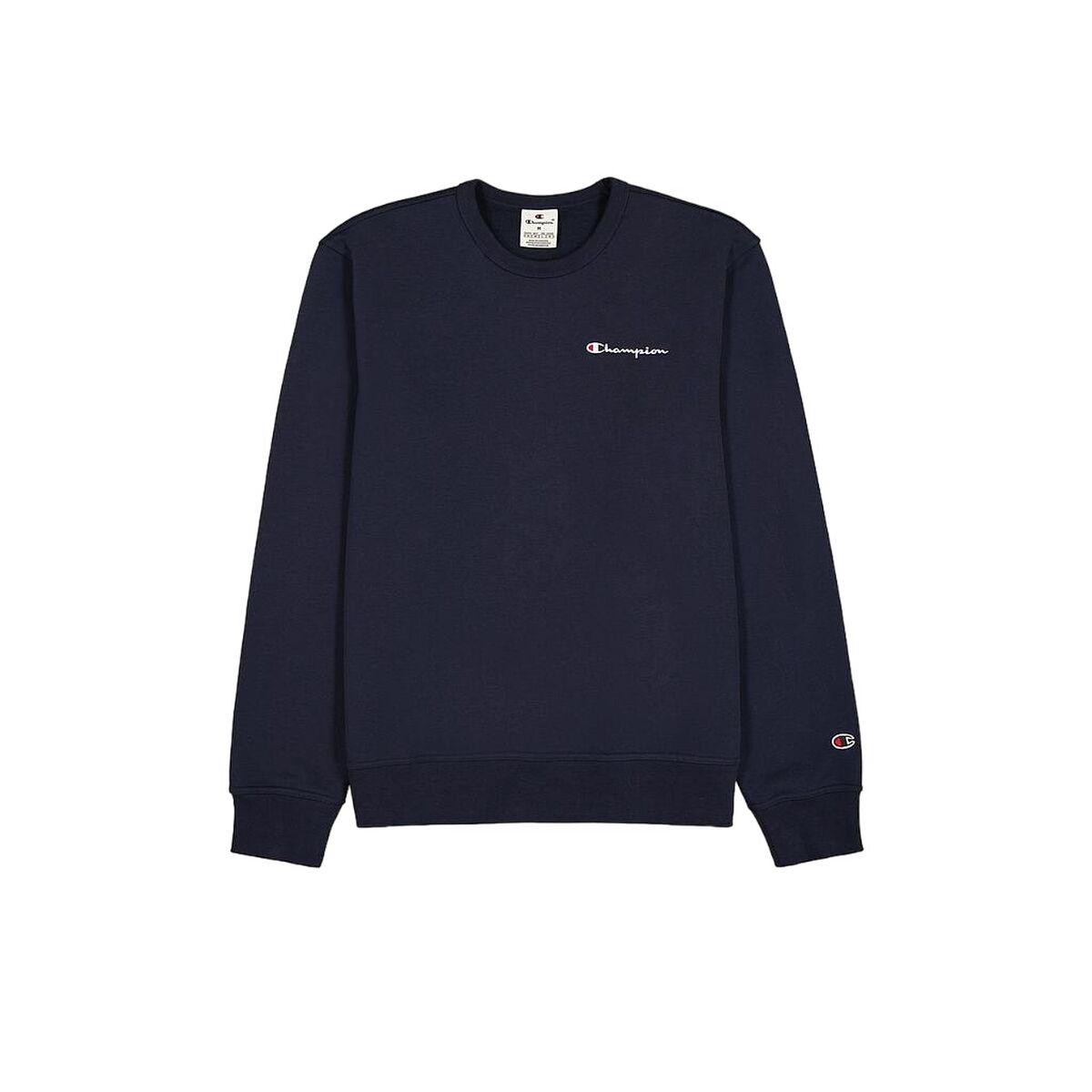 Sweaters uden Hætte til Mænd Champion CREWNECK SWEATSHIRT 220259 NNY Marineblå L